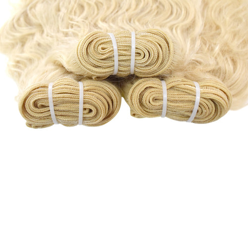 Blonde South Raw Curly - Keziah Hair Extensions 